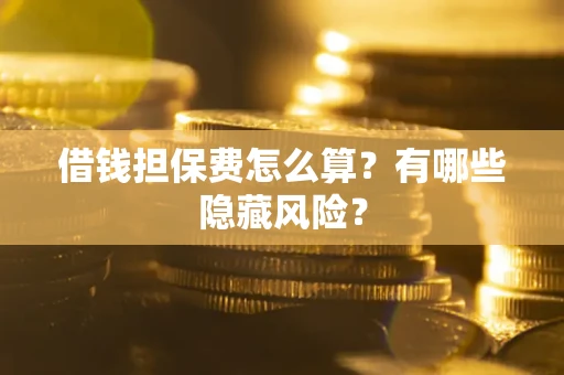 济南借钱担保费怎么算？有哪些隐藏风险？
