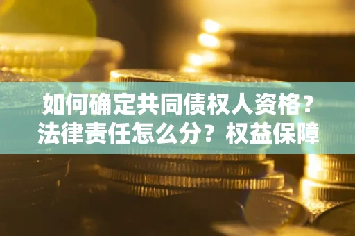 济南如何确定共同债权人资格？法律责任怎么分？权益保障技巧揭秘！