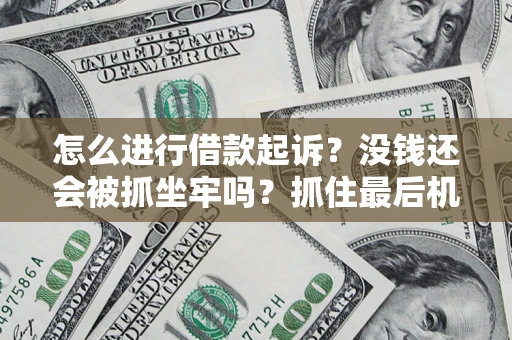 济南怎么进行借款起诉？没钱还会被抓坐牢吗？抓住最后机会！