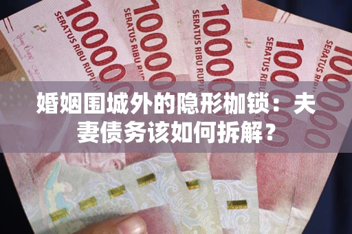 济南婚姻围城外的隐形枷锁：夫妻债务该如何拆解？